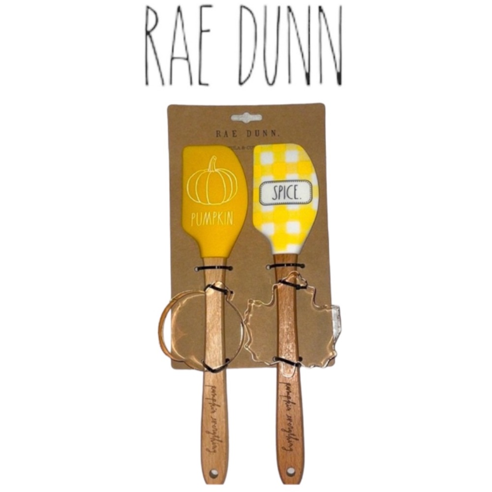 RAE DUNN➕FALL Spatula & Cutters Set NWT